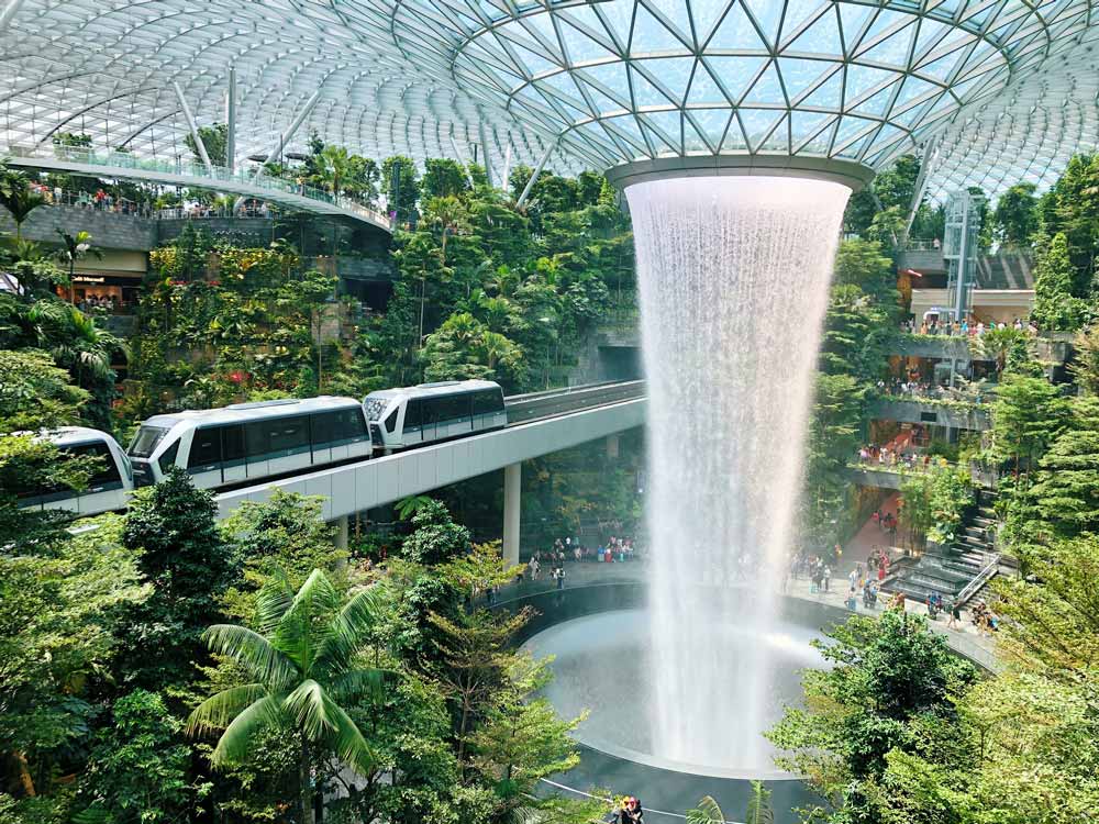 Jewel Changi Rain Vortex