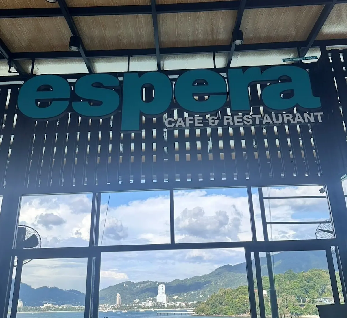 Cliffside restaurant entrance in Patong