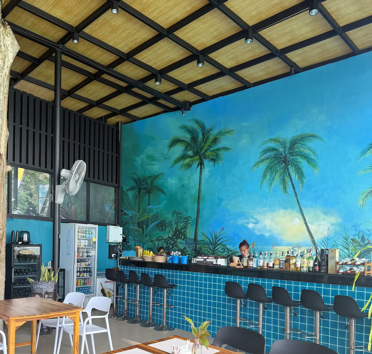 Inside Espera Café in Patong, Phuket