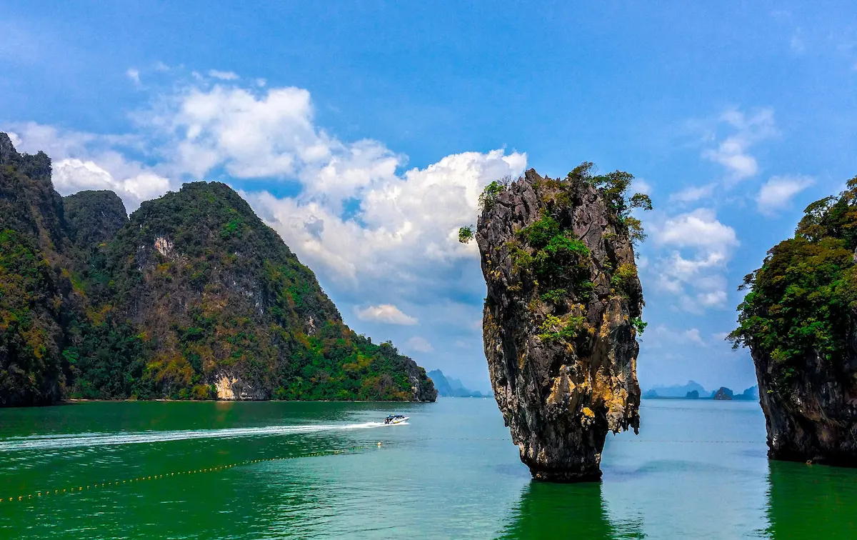 Beautiful cast in Phang Nga group of islands