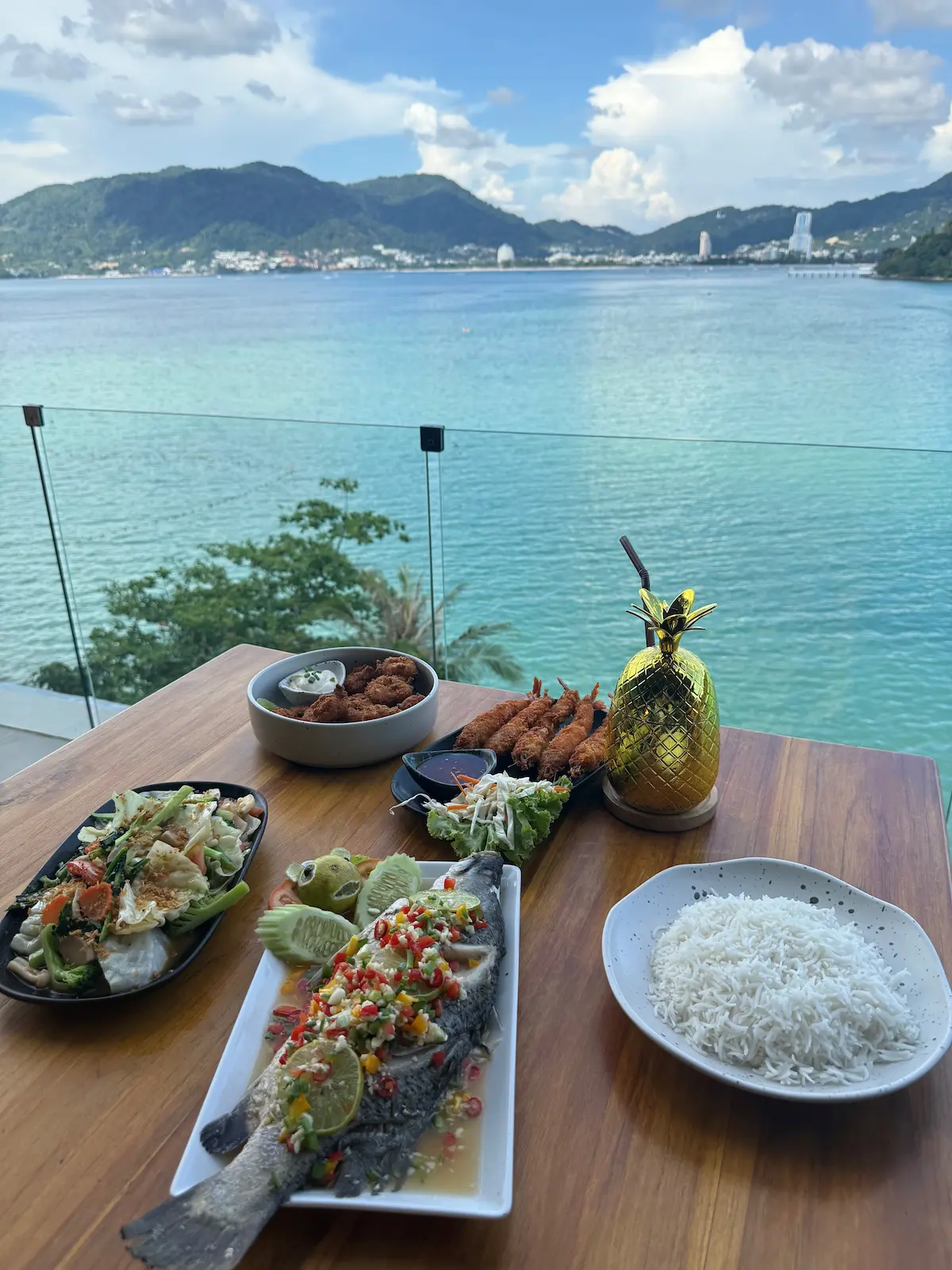 Seafood meal at Espera Café