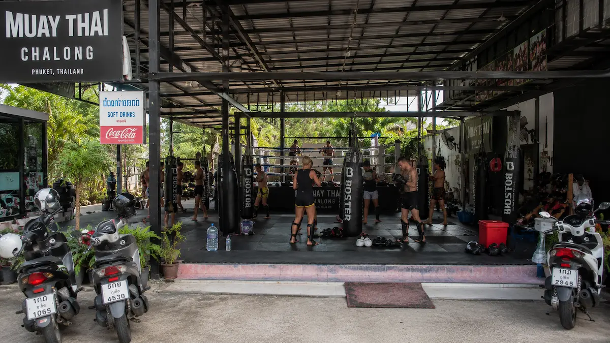 Muay Thai training gym in Chalong Phuket